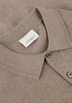 beige profuomo polo polo short sleeve