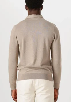 beige profuomo trui polo onepiece luxury basic