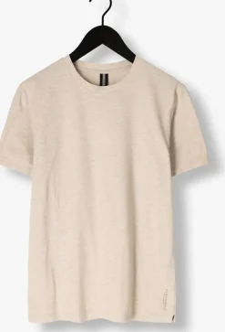 beige profuomo t-shirt t-shirt crew neck ss
