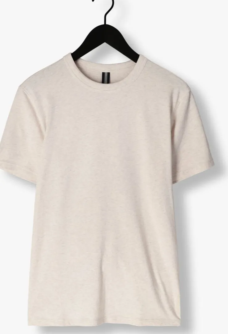 beige profuomo t-shirt t-shirt short sleeve jersey