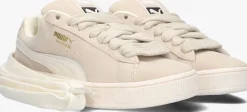 beige puma lage sneakers suede xl