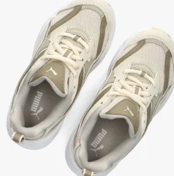 beige puma lage sneakers morphic earthy
