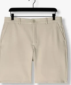 beige pure path broeken slim fit smart shorts