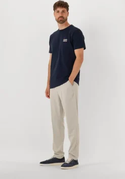 beige pure path pantalon regular fit smart pants