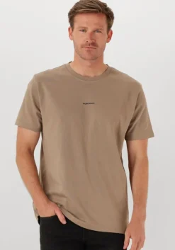 beige pure path t-shirt regular fit t-shirts