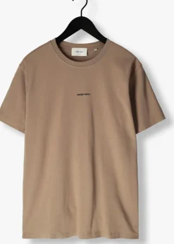 beige pure path t-shirt regular fit t-shirts