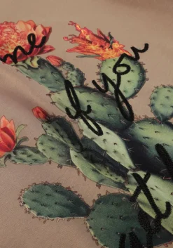 beige pure path t-shirt regular fit t-shirts