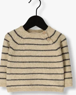 beige quincy mae trui ace knit sweater