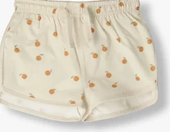 beige quincy mae zwembroeken boys swim short oranges