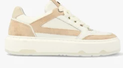 beige red-rag lage sneakers 71000 lois