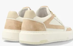 beige red-rag lage sneakers 71000 lois