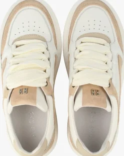 beige red-rag lage sneakers 71000 lois