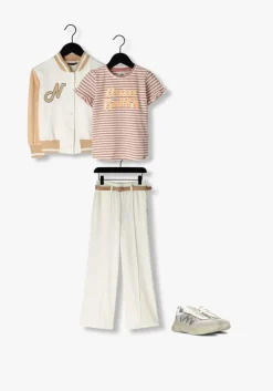 beige red-rag lage sneakers 13156