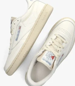 beige reebok lage sneakers club c 85 woman