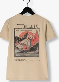 beige rellix t-shirt t-shirt rlx backprint