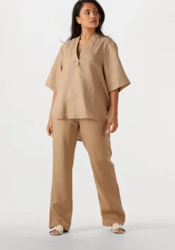 beige resort finest pantalon linen pants