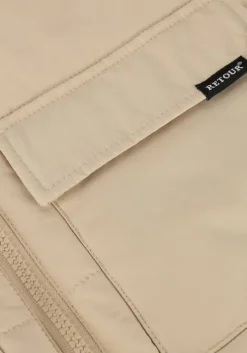 beige retour bodywarmer boyd