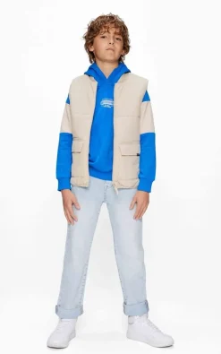 beige retour bodywarmer boyd