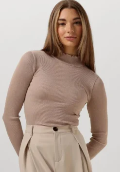 beige rosemunde tops & t-shirts boston turtleneck w/ lurex