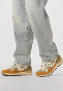 beige saucony lage sneakers shadow 5000 m