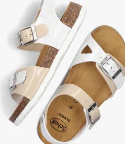 beige scholl sandalen dolphin