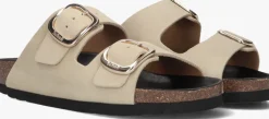 beige scholl slippers noelle