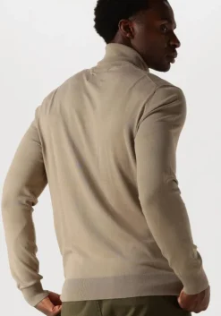 beige scotch & soda coltrui turtleneck viscose sweater