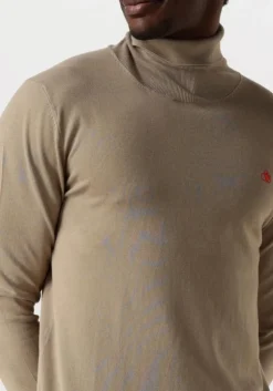 beige scotch & soda coltrui turtleneck viscose sweater