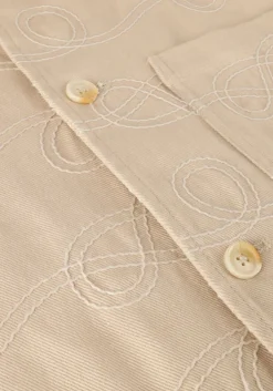 beige scotch & soda overshirt robe jacquard twill overshirt jacket