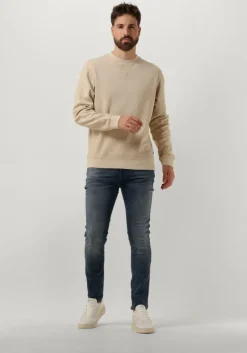 beige scotch & soda sweater garment-dyed structured sweatshirt