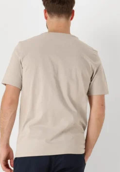 beige scotch & soda t-shirt seasonal core - regular fit lo