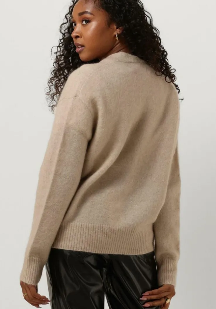 beige second female vest brooklyn knit cardigan