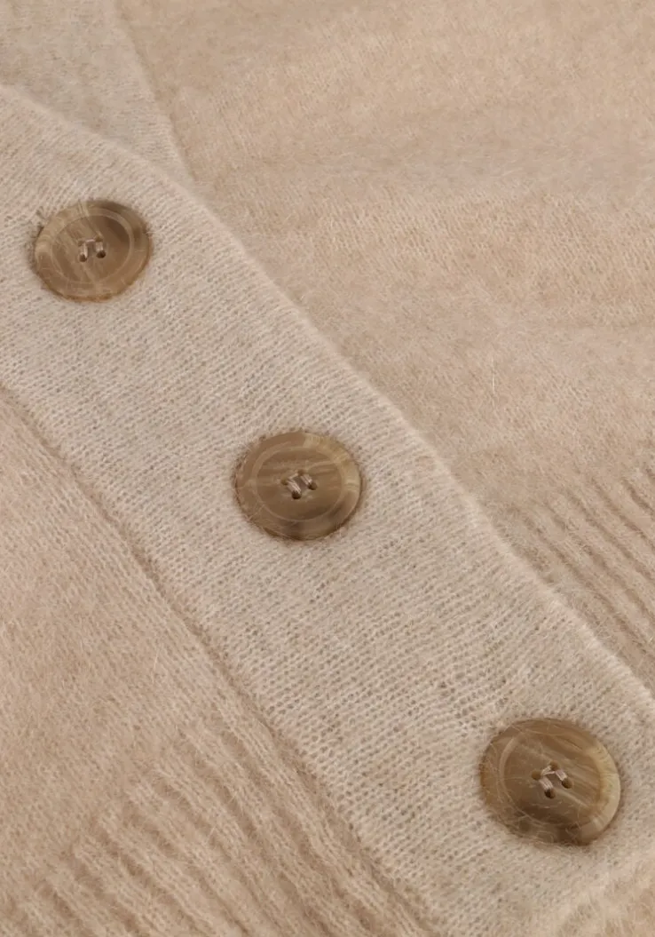 beige second female vest brooklyn knit cardigan