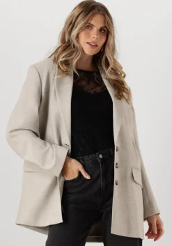 beige selected femme blazer slfrita-paxa ls oversized blazer