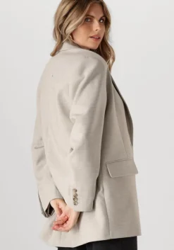 beige selected femme blazer slfrita-paxa ls oversized blazer