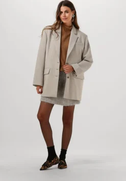 beige selected femme blazer slfrita-paxa ls oversized blazer
