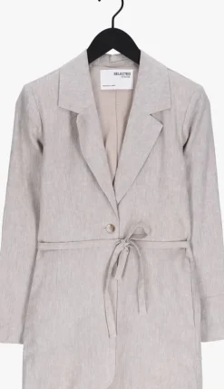 beige selected femme blazer slfvienna relaxed blazer