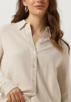 beige selected femme blouses slfviva ls shirt