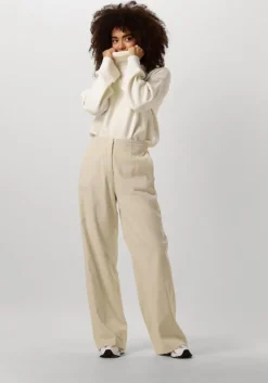 beige selected femme coltrui slfkamma ls knit roll neck