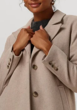 beige selected femme mantel slfnew alma wool coat