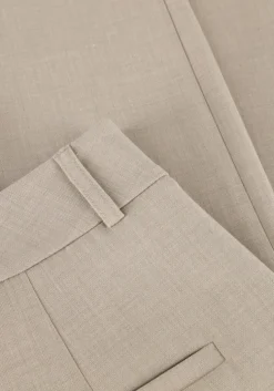 beige selected femme pantalon slfrita mw wide pant