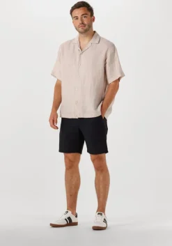 beige selected homme casual overhemd slhregkylian ss shirt resort