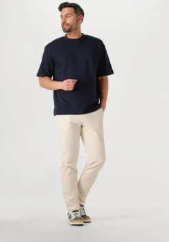 beige selected homme chino slh175-slim miles structure dyed pant