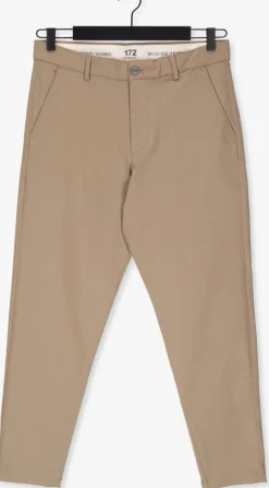 beige selected homme chino slhslimtape-repton 172 flex pa