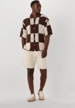 beige selected homme korte broek slhregular-ron sun shorts