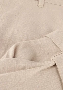 beige selected homme korte broek slhslim-luton flex shorts noos