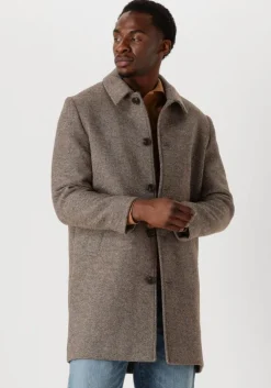 beige selected homme mantel slharchive car coat