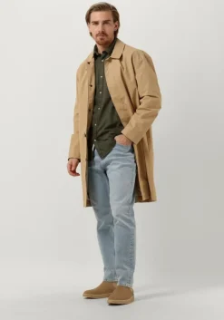 beige selected homme regenjas slhdalton mac coat w