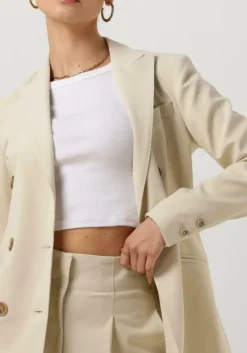 beige semicouture blazer alexina