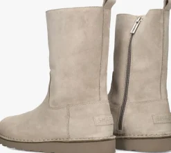 beige shabbies enkelboots palissa mia high zip